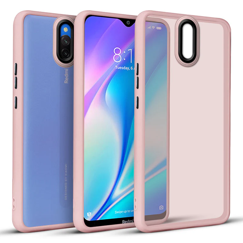 Translucent Matte with Shiny Camera Ring Back Cover for Redmi 8A Dual - Image 35