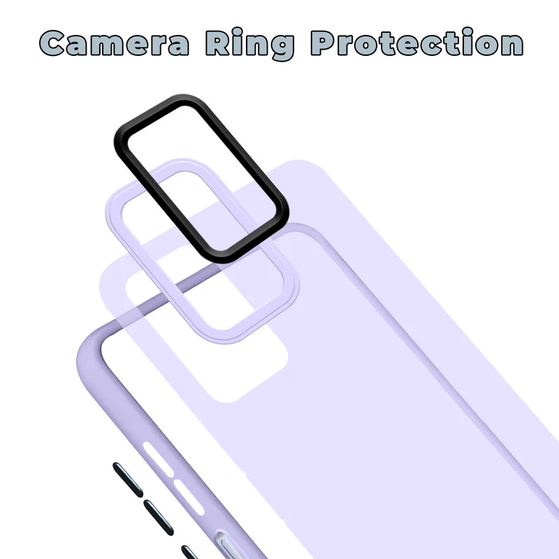Translucent Matte with Shiny Camera Ring Back Cover for Redmi 9 Power - Image 17