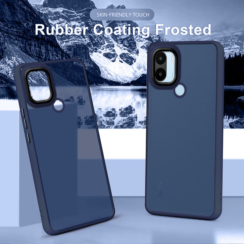 Translucent Matte with Shiny Camera Ring Back Cover for Redmi A1 Plus - Image 12