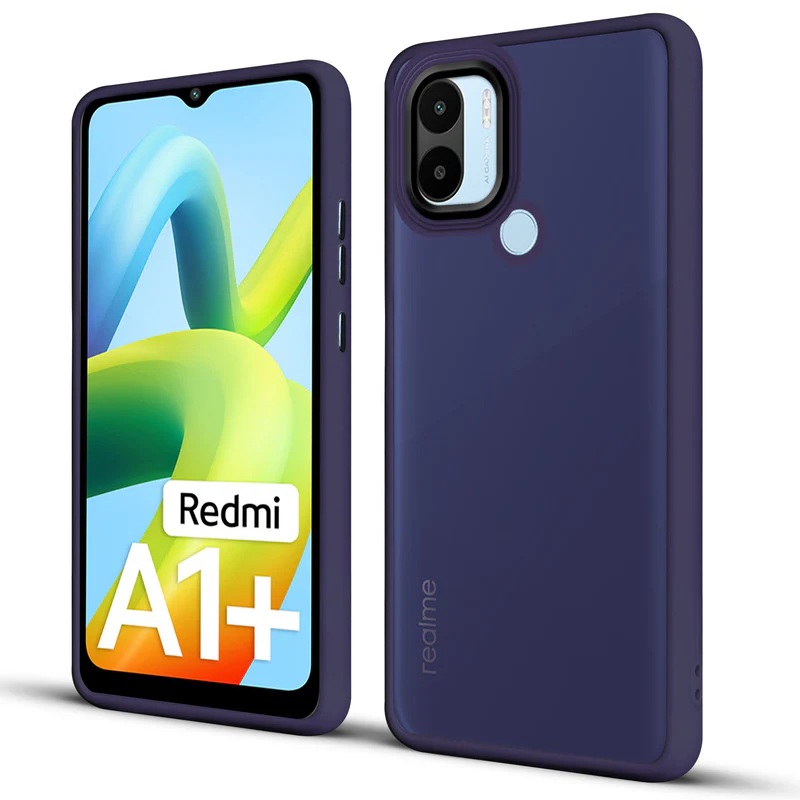 Translucent Matte with Shiny Camera Ring Back Cover for Redmi A1 Plus - Image 27
