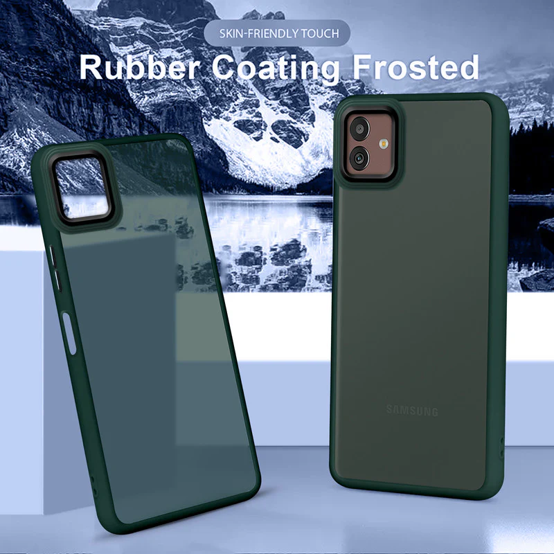 Translucent Matte with Shiny Camera Ring Back Cover for Samsung M13 5G - Image 19