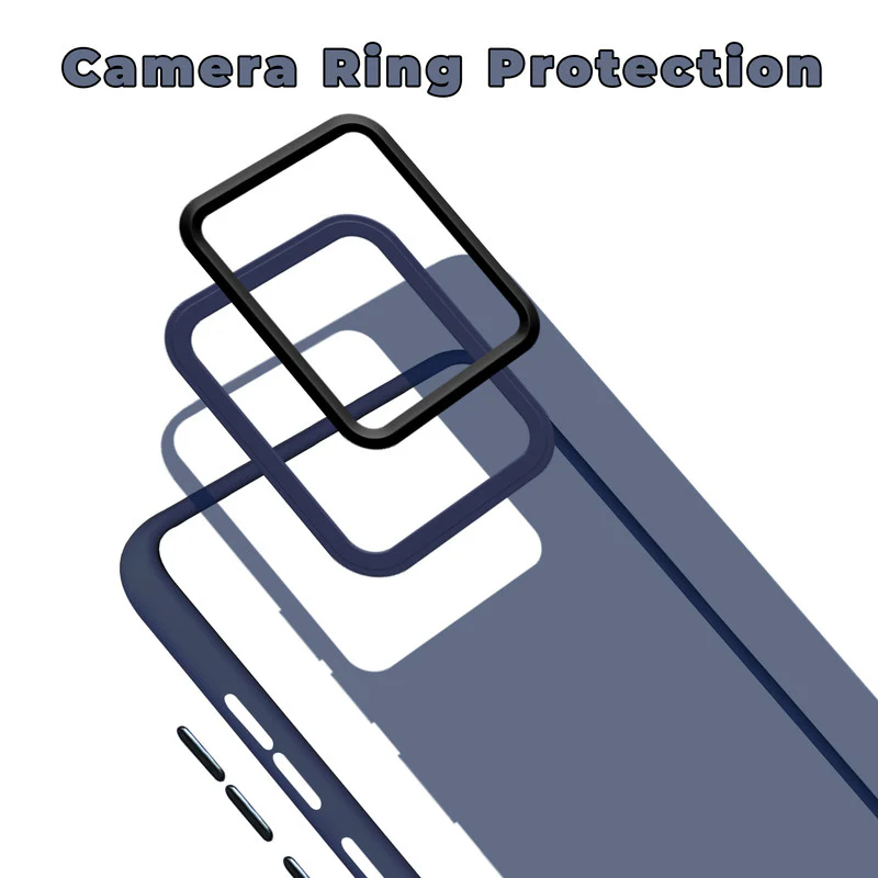 Translucent Matte with Shiny Camera Ring Back Cover for Tecno Spark Go 2023 - Image 11