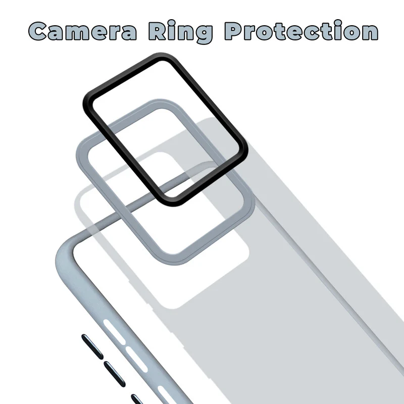 Translucent Matte with Shiny Camera Ring Back Cover for Tecno Spark Go 2023 - Image 18