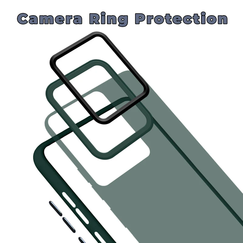 Translucent Matte with Shiny Camera Ring Back Cover for Tecno Spark Go 2023 - Image 25