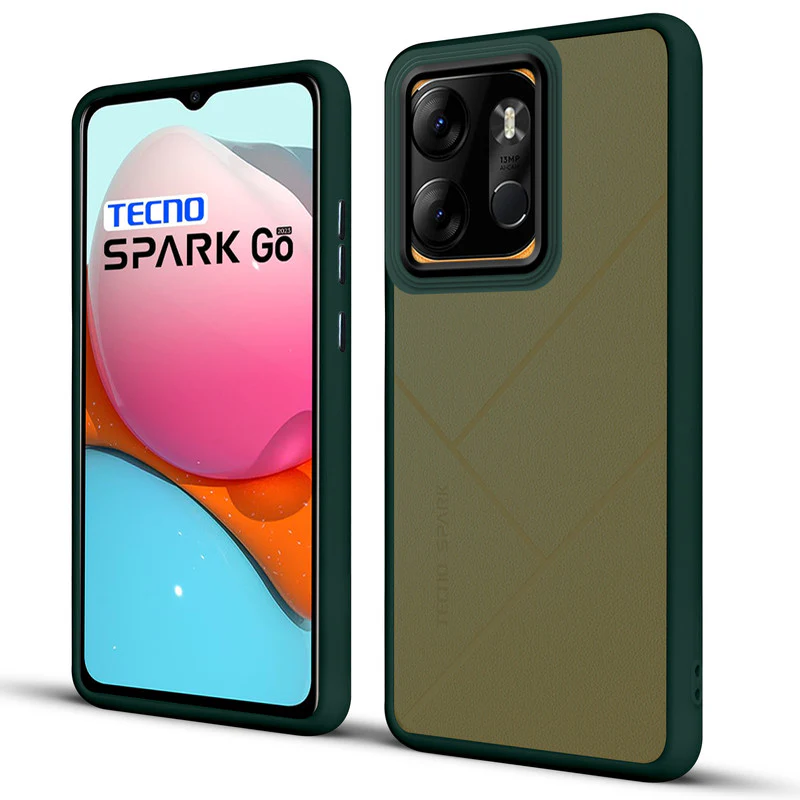 Translucent Matte with Shiny Camera Ring Back Cover for Tecno Spark Go 2023 - Image 28