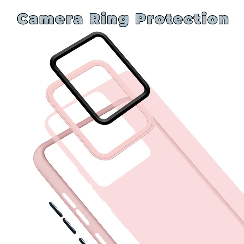 Translucent Matte with Shiny Camera Ring Back Cover for Tecno Spark Go 2023 - Image 40