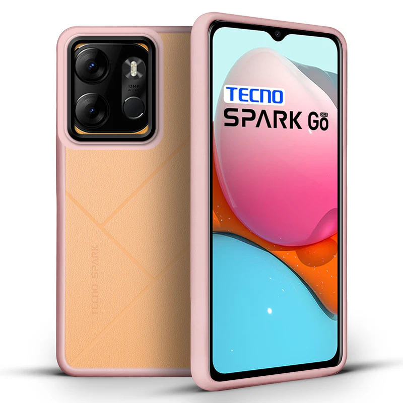 Translucent Matte with Shiny Camera Ring Back Cover for Tecno Spark Go 2023 - Image 41