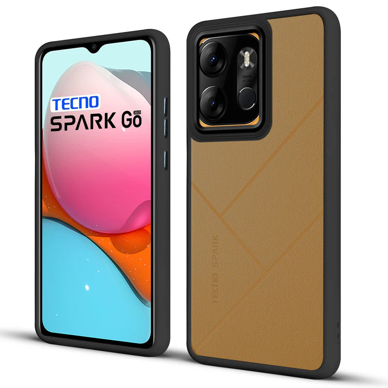 Translucent Matte with Shiny Camera Ring Back Cover for Tecno Spark Go 2023 - Image 7