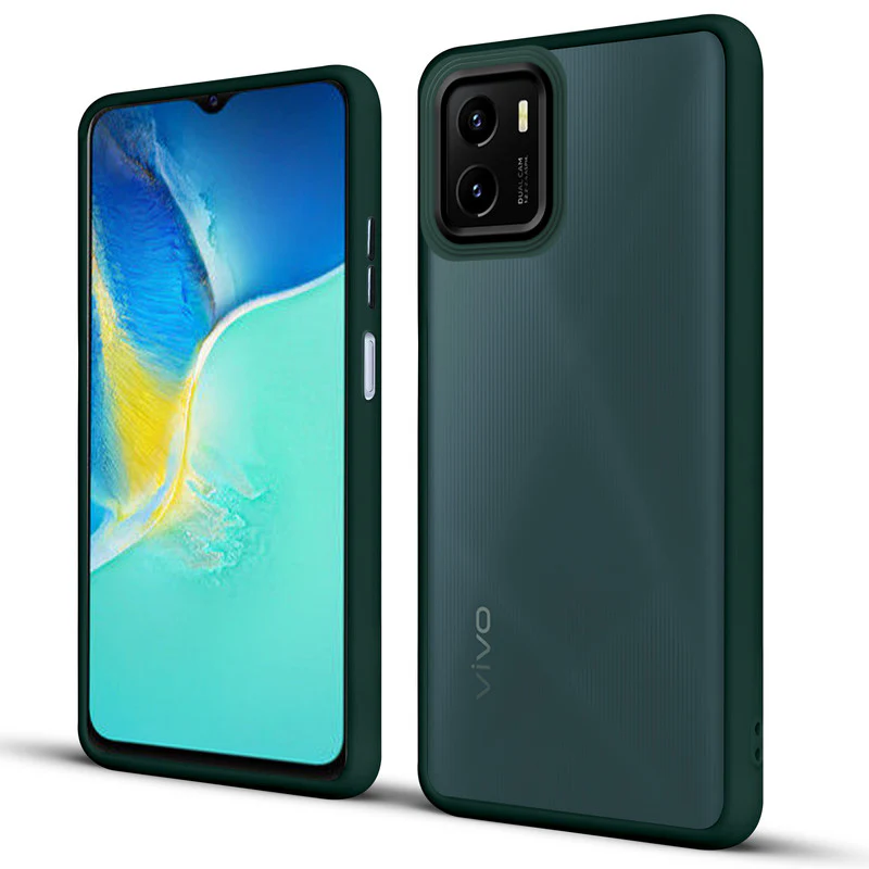 Translucent Matte with Shiny Camera Ring Back Cover for Vivo Y15S - Image 27