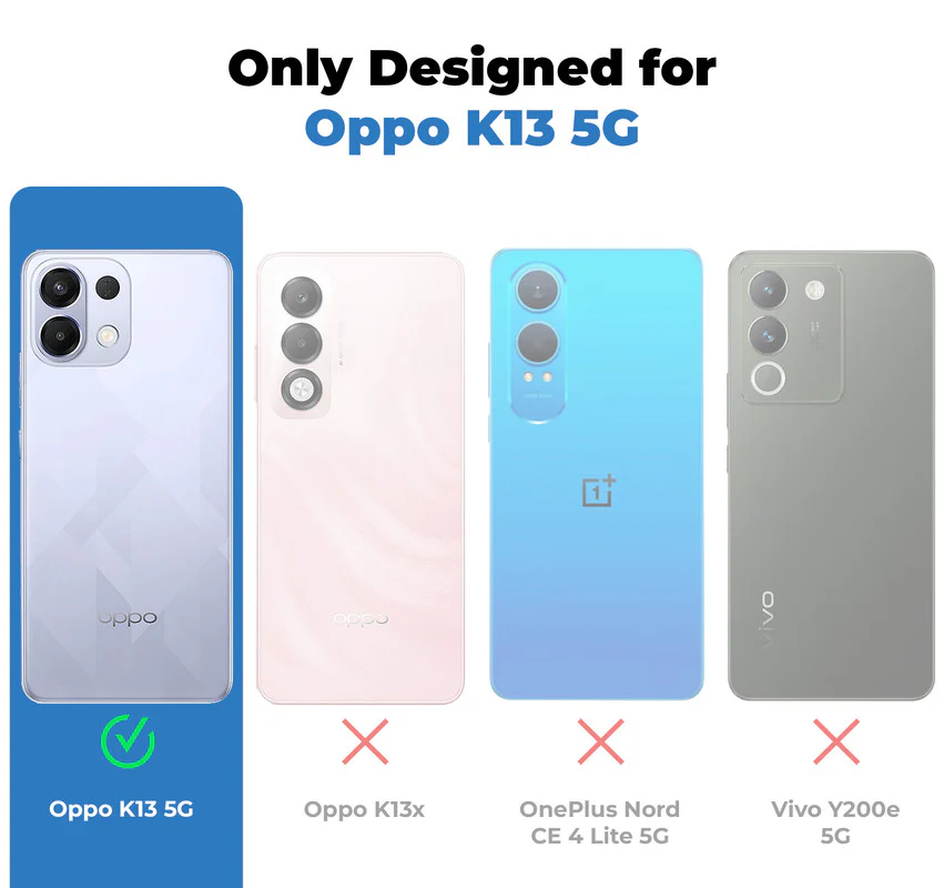 Soft Frame Clear Case Ring Holder Kickstand For Oppo k13 5G - Image 2