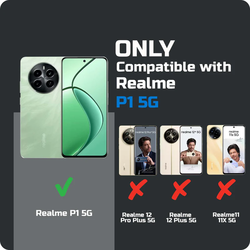 Soft Frame Clear Case Ring Holder Kickstand For Realme P1 5G - Image 2