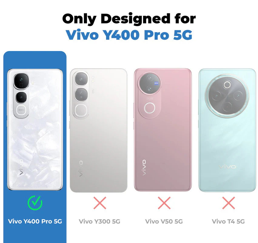 Soft Frame Clear Case Ring Holder Kickstand For Vivo Y400 Pro 5G - Image 2