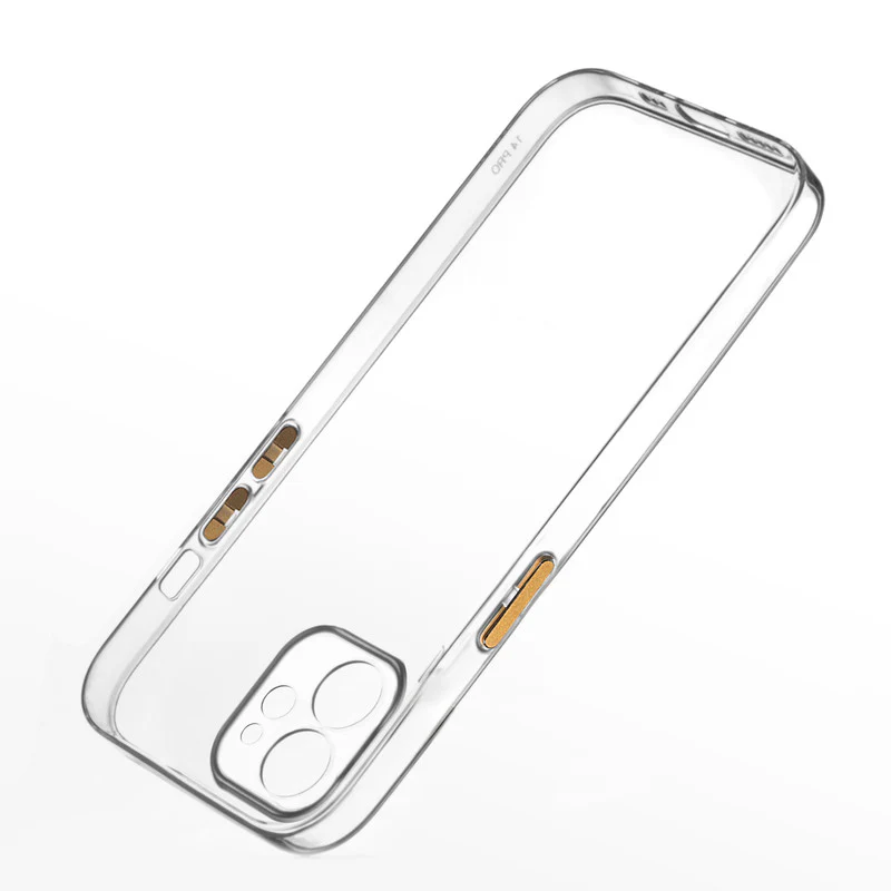Transparent Back with Color Buttons Back Cover for Apple iPhone 11 - Image 7