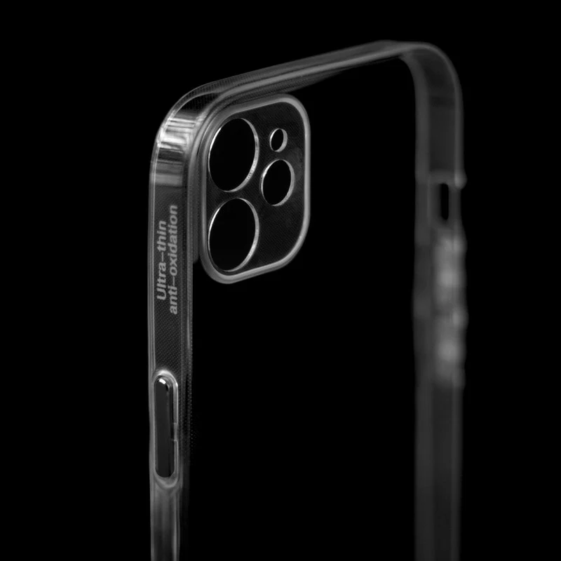 Transparent Back with Color Buttons Back Cover for Apple iPhone 12 - Image 6