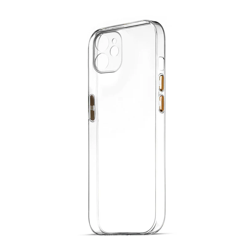 Transparent Back with Color Buttons Back Cover for Apple iPhone 12 - Image 7