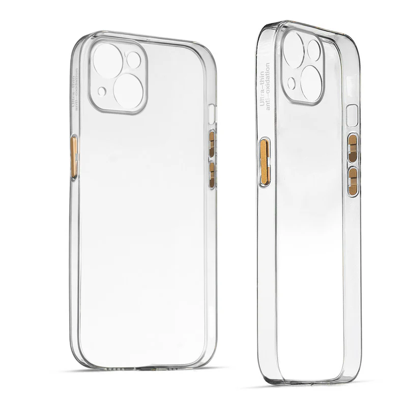 Transparent Back with Color Buttons Back Cover for Apple iPhone 13 - Image 4