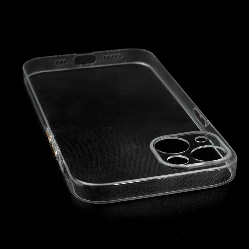 Transparent Back with Color Buttons Back Cover for Apple iPhone 13 Mini - Image 10