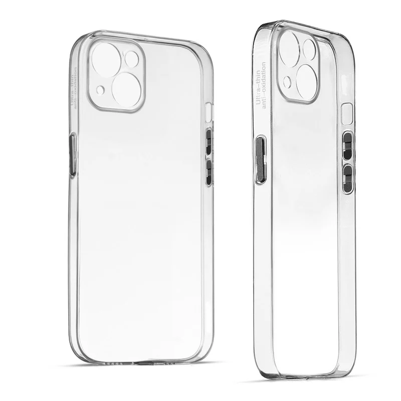 Transparent Back with Color Buttons Back Cover for Apple iPhone 13 Mini - Image 4