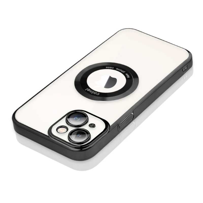 Transparent Back with Colorful Edges Case for for Apple iPhone 13 - Image 3