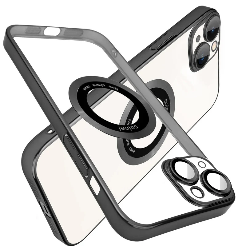 Transparent Back with Colorful Edges Case for for Apple iPhone 13 - Image 6