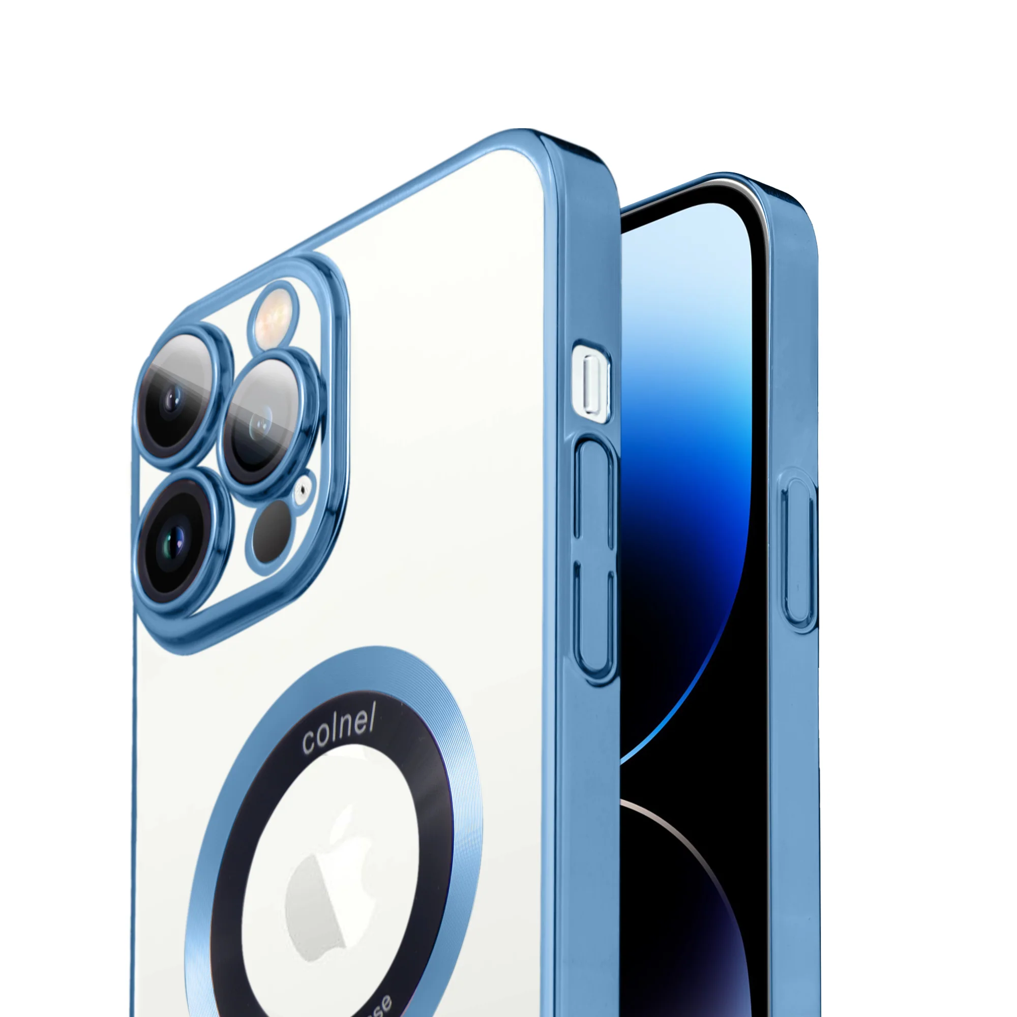 Transparent Back with Colorful Edges Case for Apple iPhone 14 Pro Max - Image 10