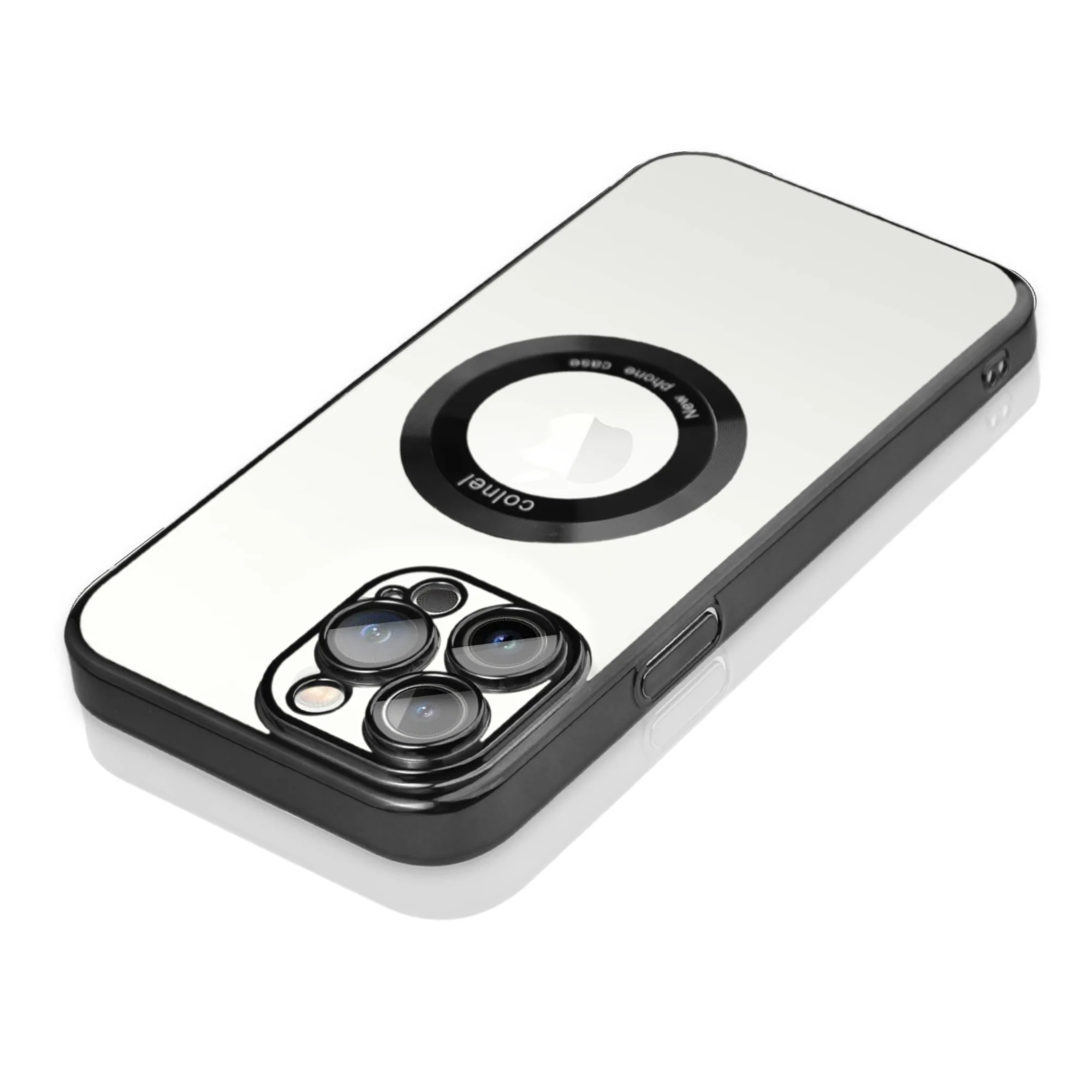 Transparent Back with Colorful Edges Case for Apple iPhone 14 Pro Max - Image 3