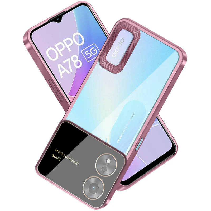 Transparent Camera Lens Protection Back Cover for Oppo A78 5G - Image 3