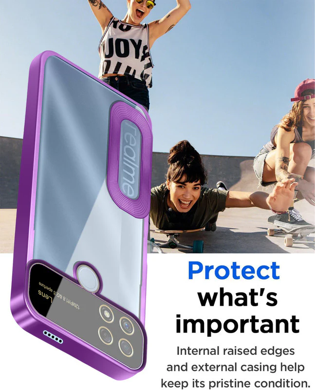 Transparent Camera Lens Protection Back Cover for Realme C12 - Image 29