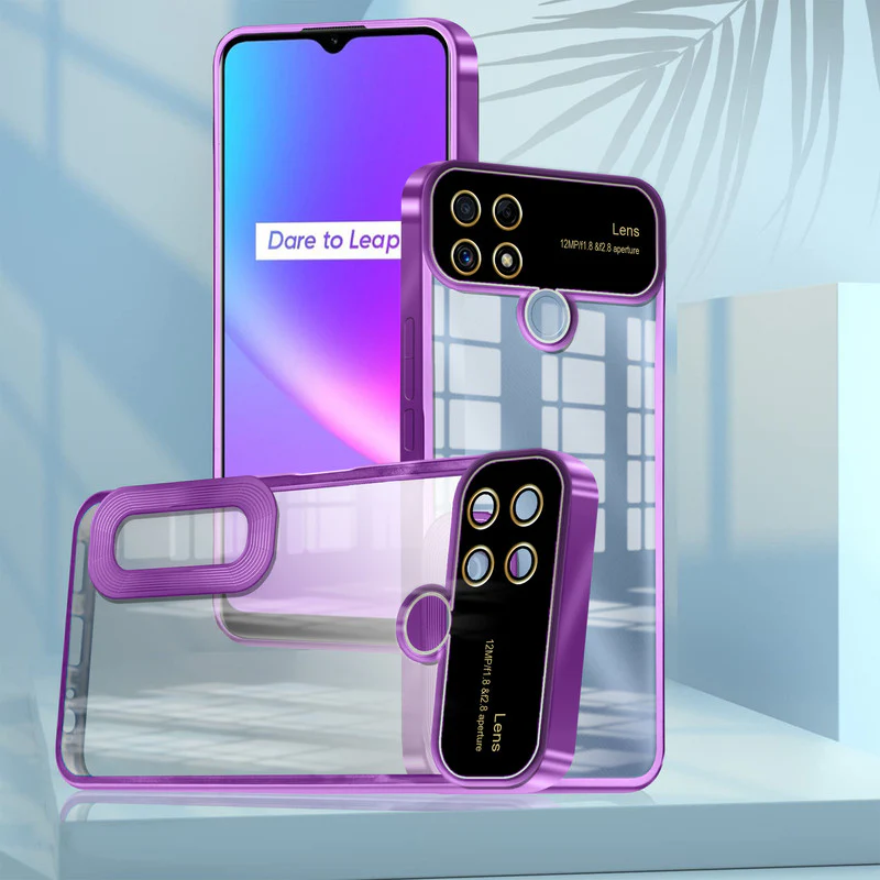 Transparent Camera Lens Protection Back Cover for Realme C25 - Image 27