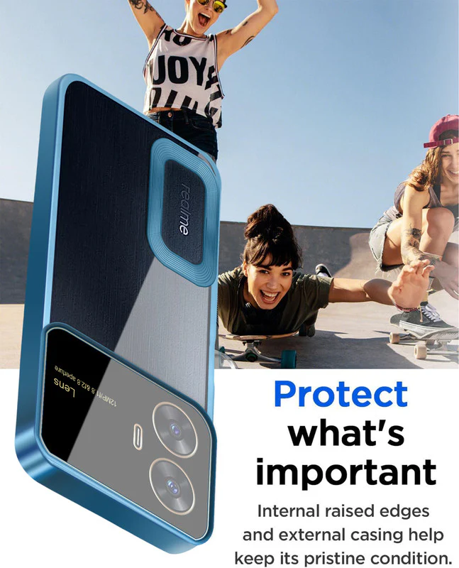 Transparent Camera Lens Protection Back Cover for Realme C55 - Image 6