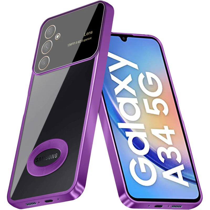 Transparent Camera Lens Protection Back Cover for Samsung A34 5G - Image 19