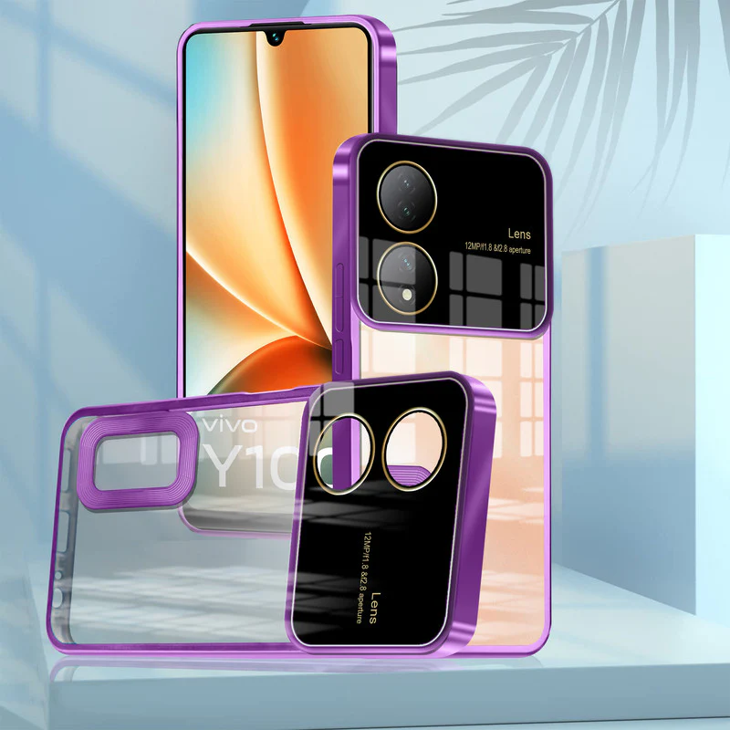 Transparent Camera Lens Protection Back Cover for Vivo Y100 - Image 3