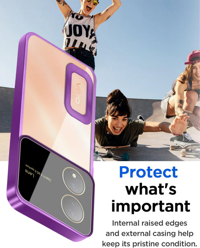 Transparent Camera Lens Protection Back Cover for Vivo Y100 - Image 6
