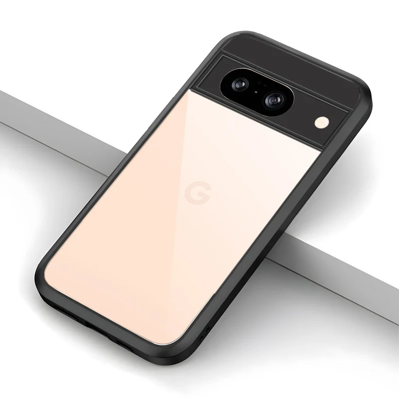 Transparent Case with Silicone Frame Back Cover for Google Pixel 8 - Image 6