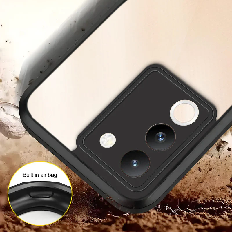 Transparent Case with Silicone Frame Back Cover for Vivo Y200 5G - Image 5
