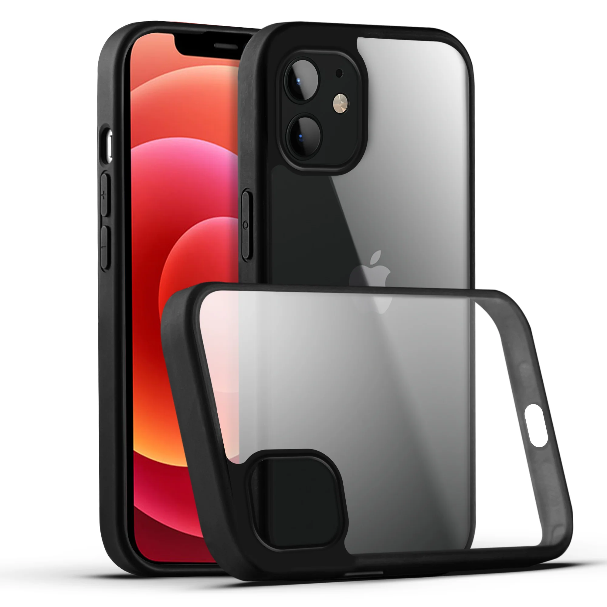 Soft Frame Clear Case For Apple iPhone 12 - Image 3