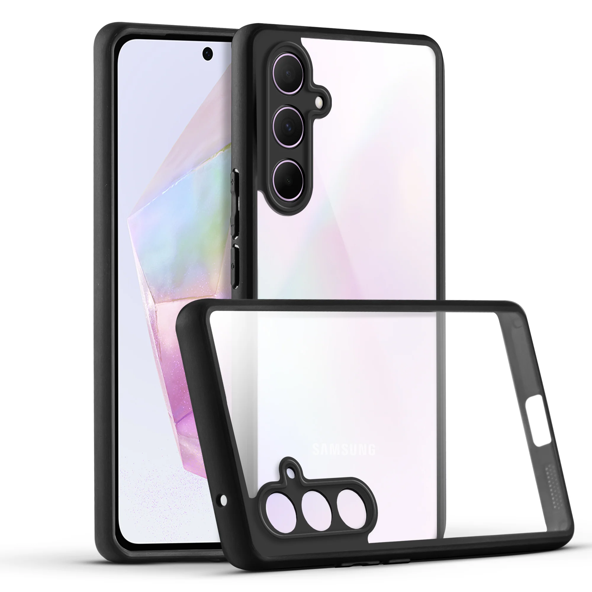 Soft Frame Clear Case For Samsung A55 5G - Image 3