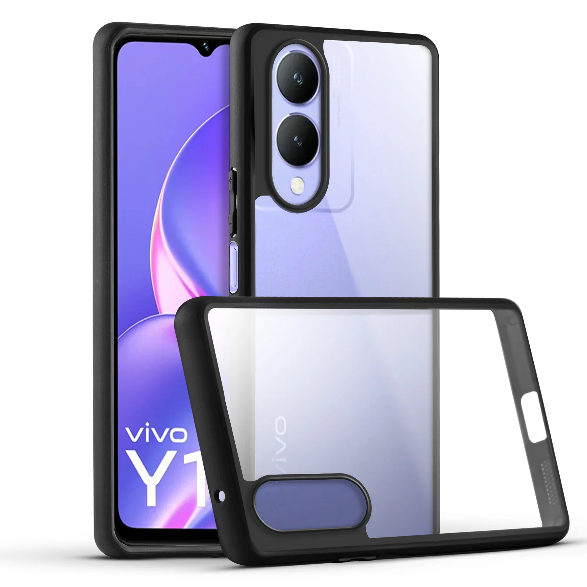 Soft Frame Clear Case for Vivo Y17s - Image 3