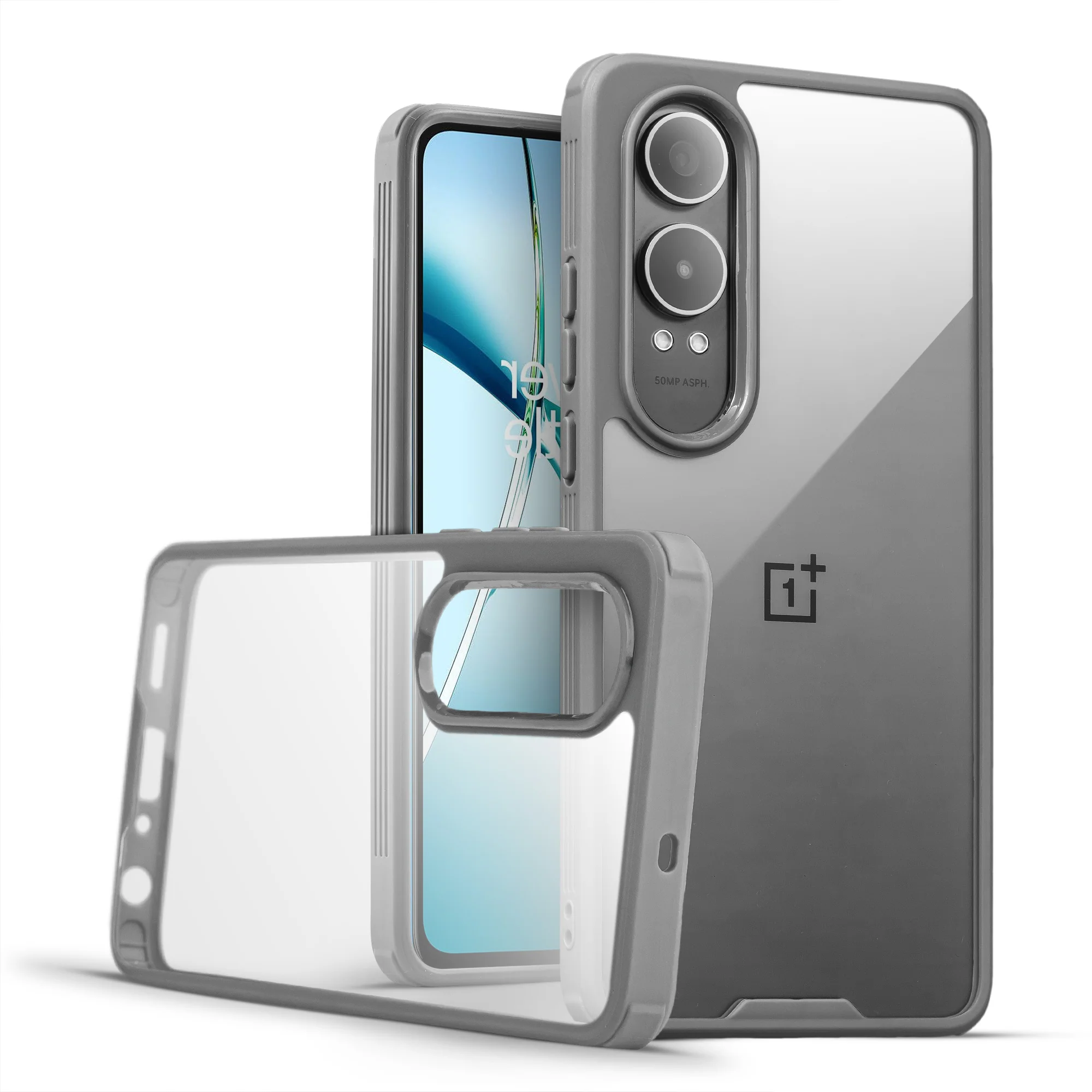 Premium Transparent Shock-Proof Back Cover with Silicon Edges for OnePlus Nord CE 4 Lite 5G - Image 13
