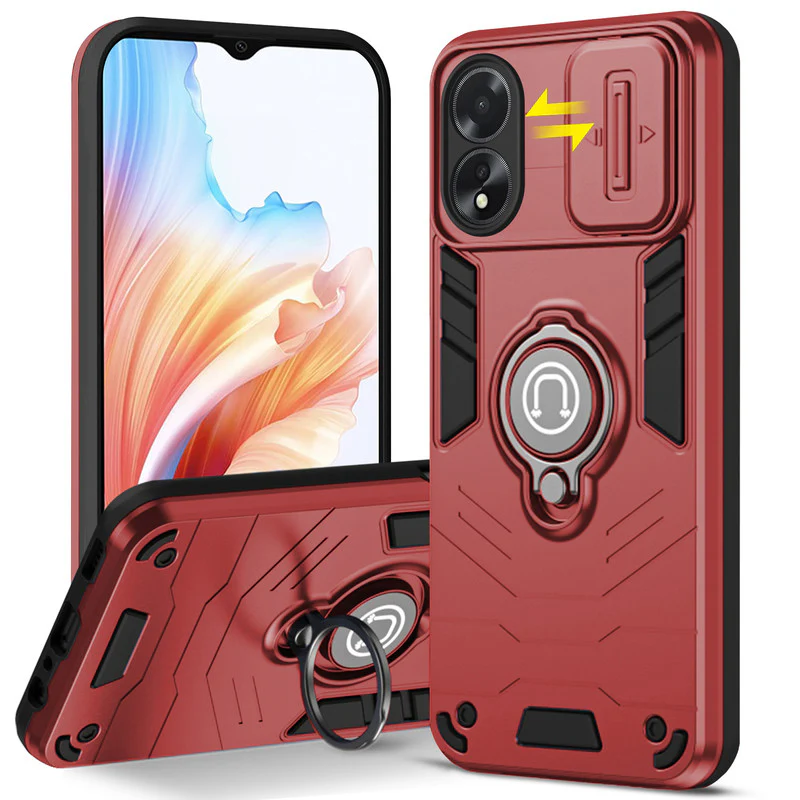 Ultra Rugged Case with Rotating Ring Holder Back Case For Oppo A38 4G - Image 19