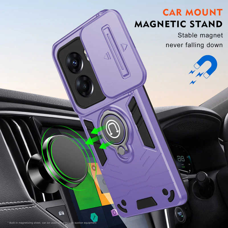 Ultra Rugged Case with Rotating Ring Holder Back Case For Oppo K10 5G - Image 18
