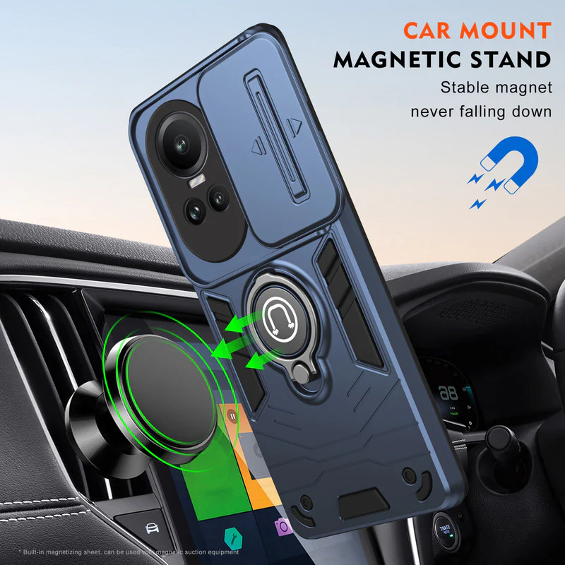 Ultra Rugged Case with Rotating Ring Holder Back Case For Oppo Reno 10 5G - Image 30