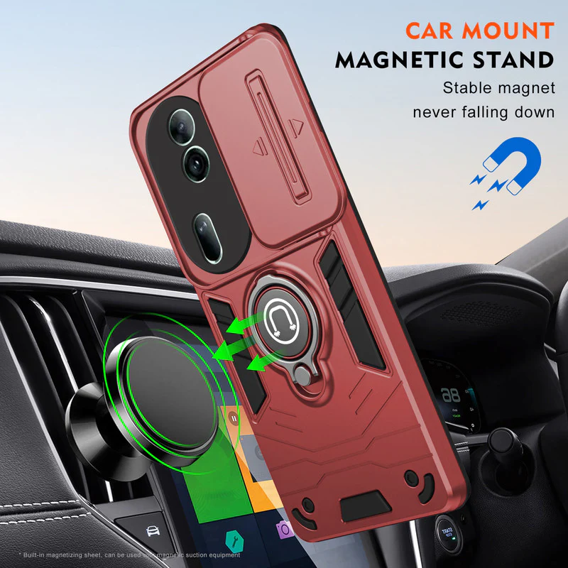 Ultra Rugged Case with Rotating Ring Holder Back Case For Oppo Reno 11 Pro 5G - Image 18