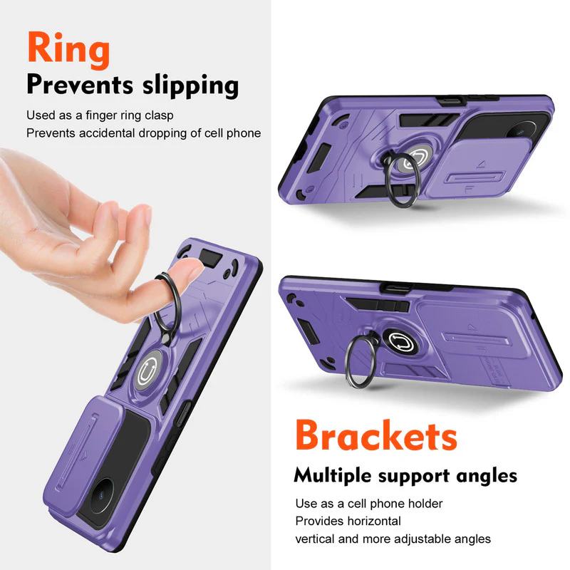 Ultra Rugged Case with Rotating Ring Holder Back Case For Realme C30s - Image 15