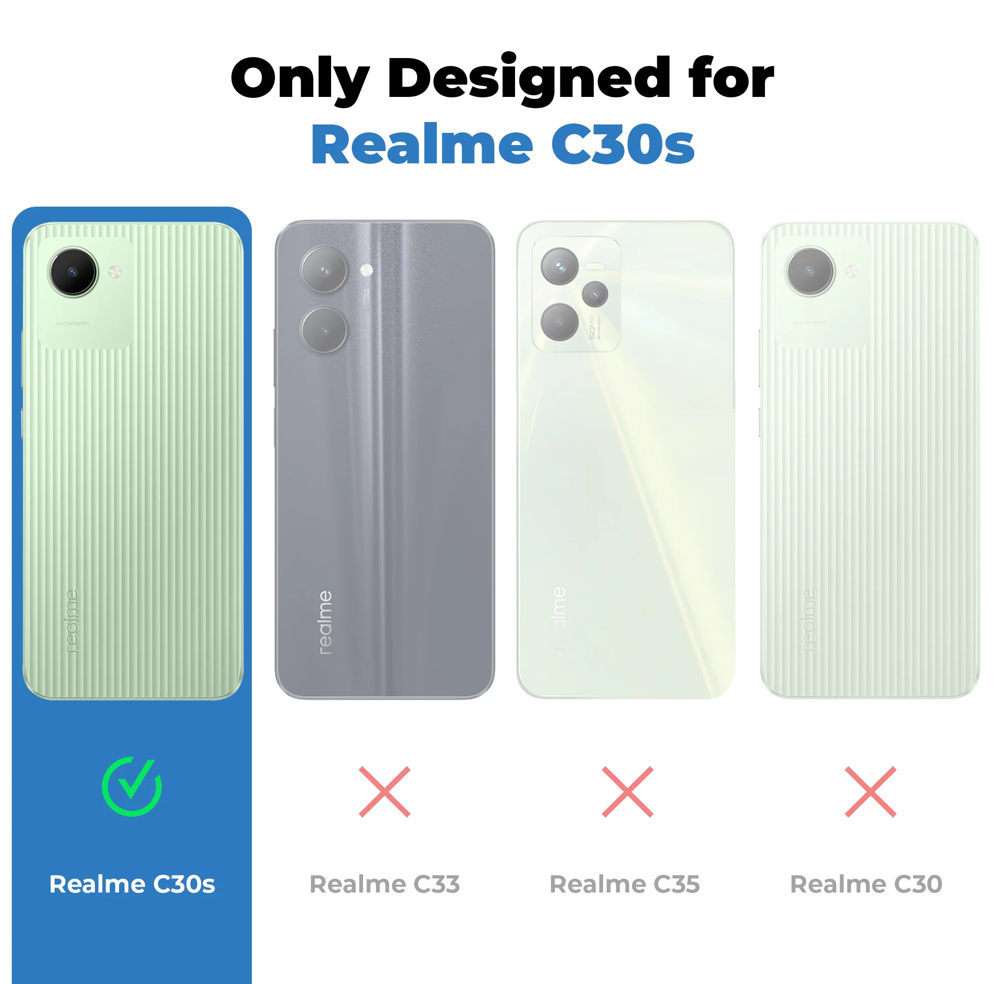 Ultra Rugged Case with Rotating Ring Holder Back Case For Realme C30s - Image 20