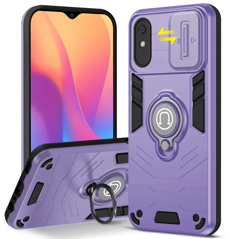 Ultra Rugged Case with Rotating Ring Holder Back Case For Redmi 9A - Image 13