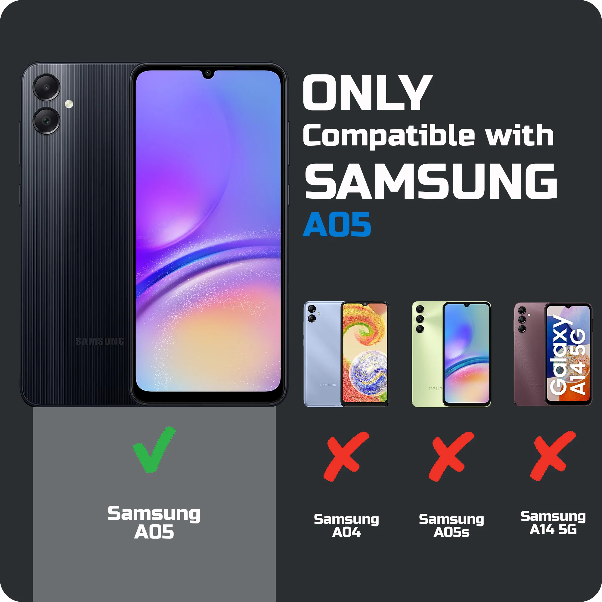 Ultra Rugged Case with Rotating Ring Holder Back Case For Samsung A05 - Image 26