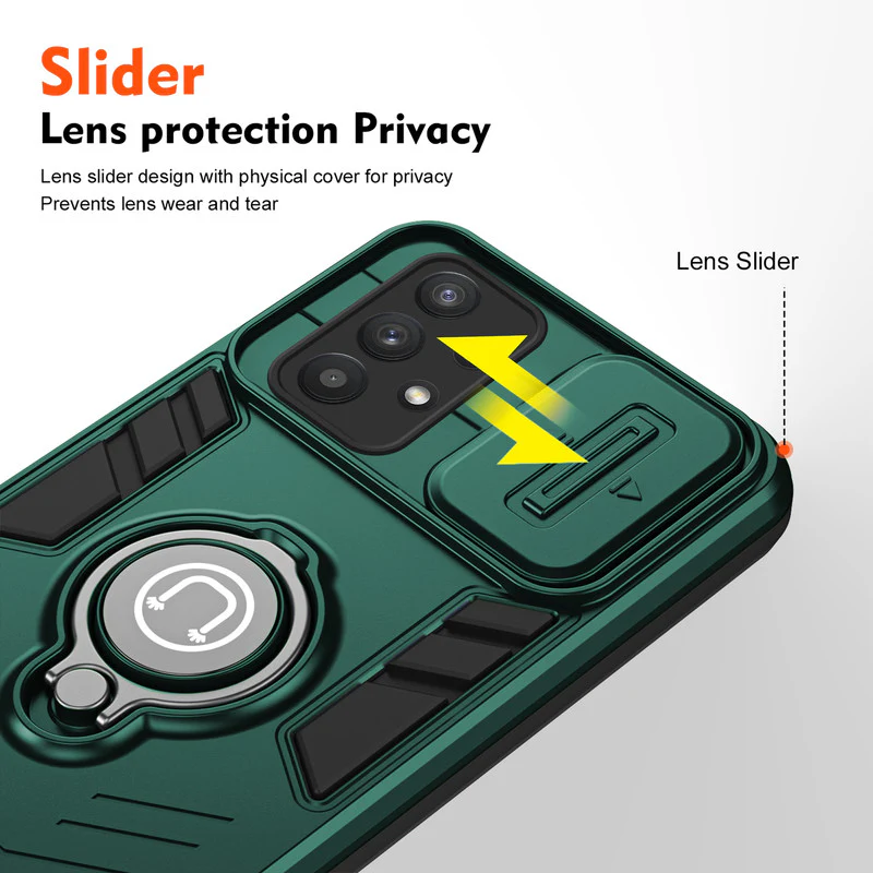 Ultra Rugged Case with Rotating Ring Holder Back Case For Samsung A13 4G - Image 10