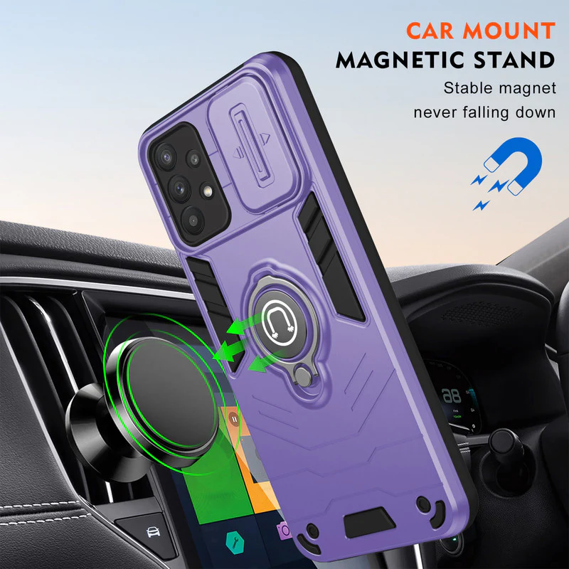 Ultra Rugged Case with Rotating Ring Holder Back Case For Samsung A13 4G - Image 18
