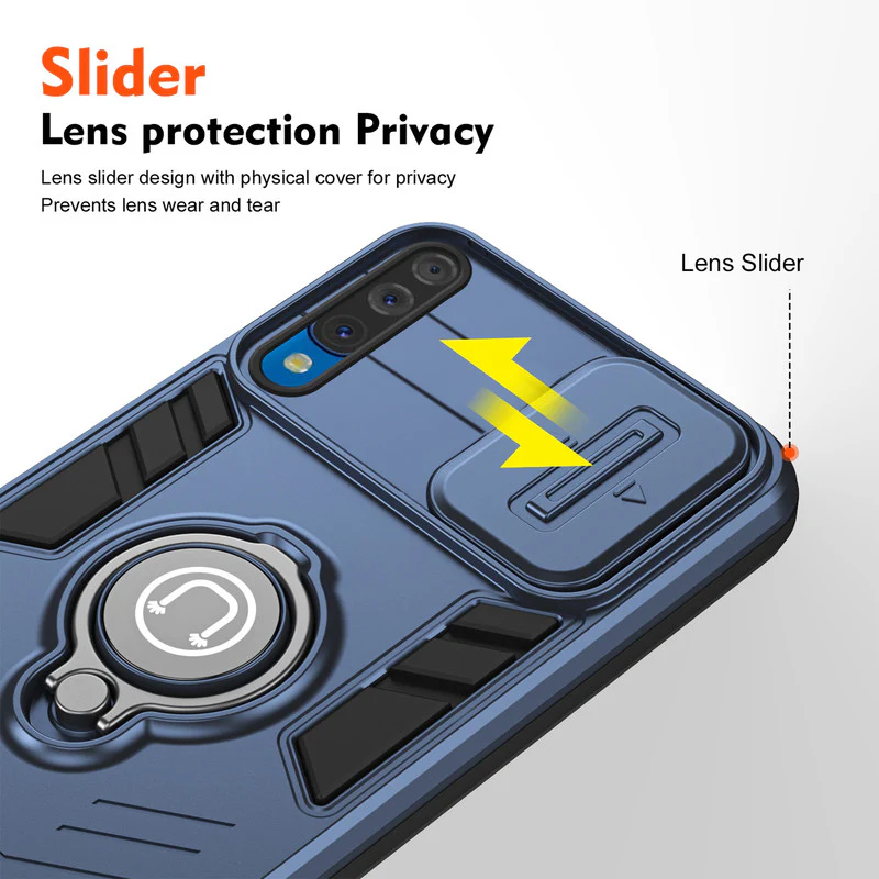 Ultra Rugged Case with Rotating Ring Holder Back Case For Samsung A50 - Image 16